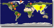 Region Filters World Map